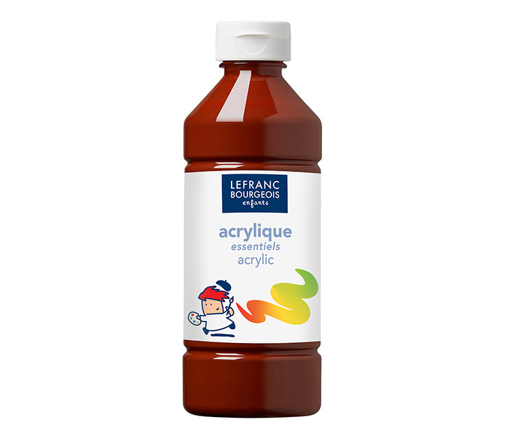 AKRYYLIVÄRI RUSKEA 500ML