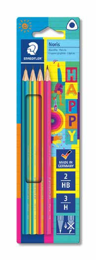 STAEDTLER LYIJYKYNÄ HAPPY 4 KPL HB