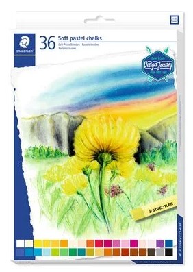 PASTELLILIITU PEHMEÄ 36 KPL STAEDTLER