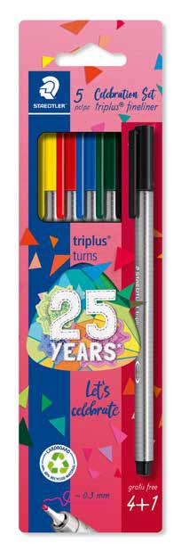 STAEDTLER KUITUKÄRKIKYNÄ 5 KPL BIRTHDAY
