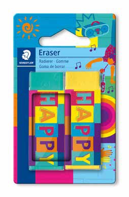 STAEDTLER PYYHEKUMI 2 KPL HAPPY