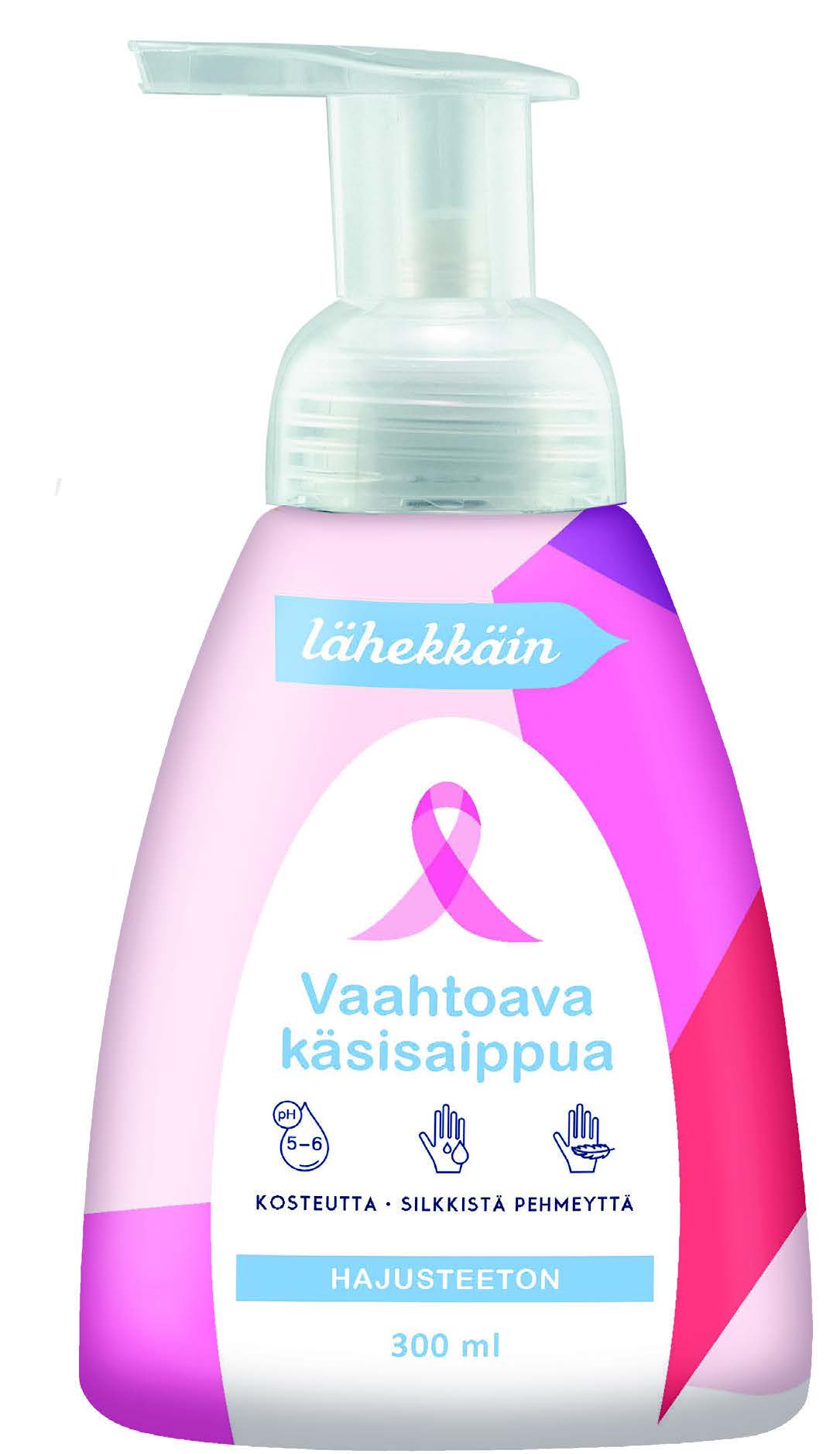 ROOSA NAUHA HAJUSTEETON VAAHTOSAIPPUA LÄHEKKÄIN HERKÄLLE IHOLLE 300ML - Image 3