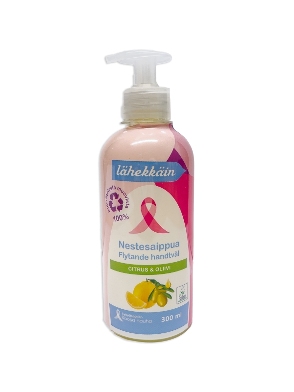 ROOSA NAUHA NESTESAIPPUA LÄHEKKÄIN CITRUS-OLIIVI 300ML