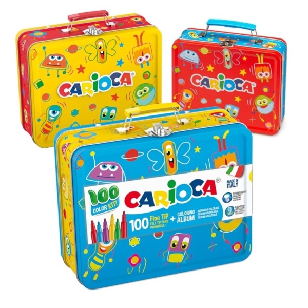 HUOPAKYNÄLAJITELMA CARIOCA 100KPL +VÄRITYSKIRJA