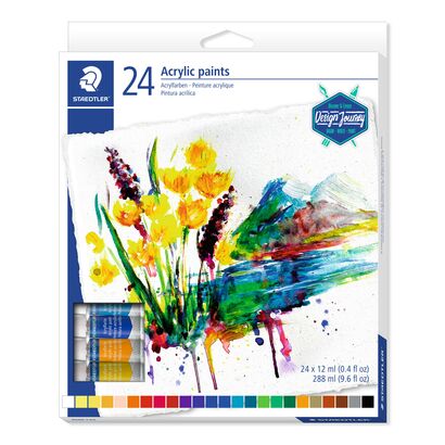 AKRYYLIVÄRI 24X12ML VÄRILAJITELMA STAEDTLER