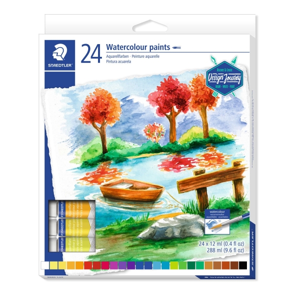 NESTEMÄINEN VESIVÄRI 24X12ML STAEDTLER