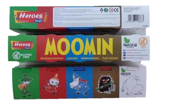 Muovailutaikina Muumi 5 perusväriä