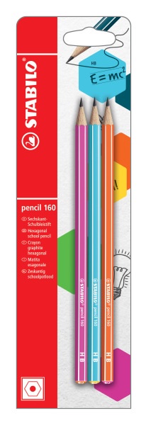 LYIJYKYNÄT HB 3 KPL PENCIL 160 STABILO