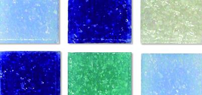 Mosaiikkikivet 1x1cm, (noin.1300 kpl), sanko 1kg vaaleansininen Rayher