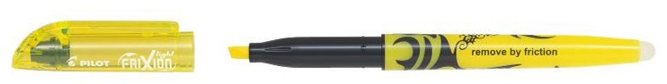 PILOT FRIXION LIGHT KOROSTUSKYNÄ KELTAINEN