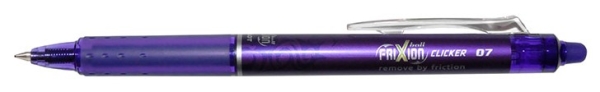 PILOT FRIXION CLICKER POISPYYHITTÄVÄ MUSTEKYNÄ 0,7 VIOLETTI