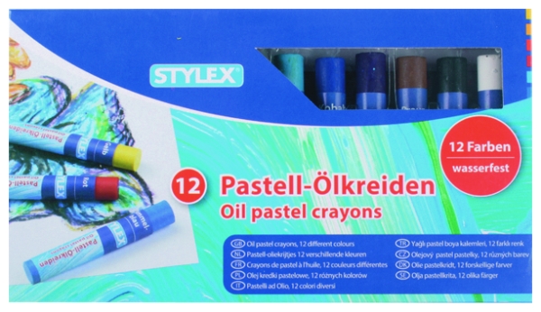 STYLEX ÖLJYPASTELLILIIDUT 12 KPL
