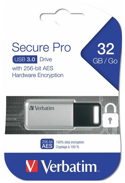 MUISTITIKKU USB 3.0 DRIVE 32GB SECURE DATA PRO