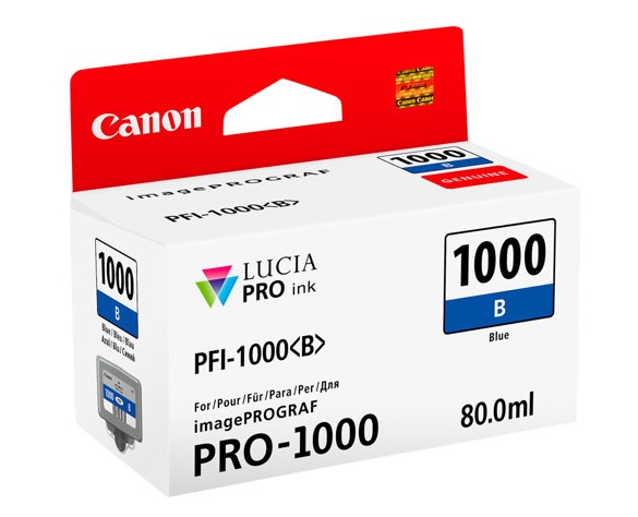 CANON MUSTEPATRUUNA PFI-1000B SININEN