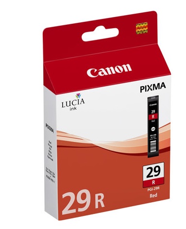 CANON MUSTEPATRUUNA PGI-29R INK PUNAINEN