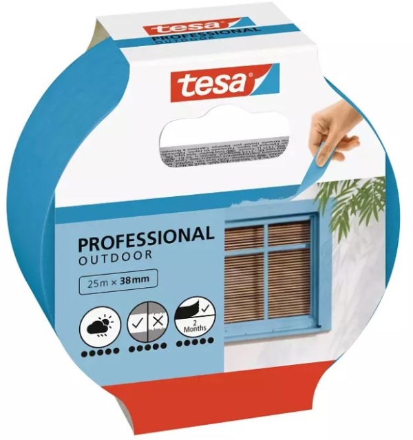 TESA MAALARINTEIPPI PROFESSIONAL OUTDOOR 25MX 38MM