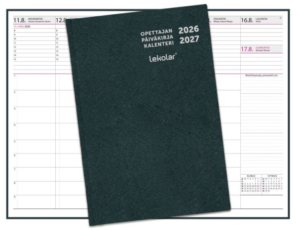 Opettajan päiväkirjakalenteri 2026-2027