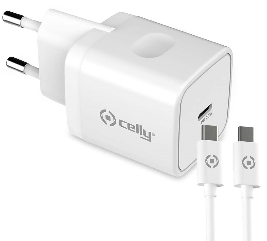 CELLY VERKKOLATURI USB-C 20W+TYPE-C KAAPELI