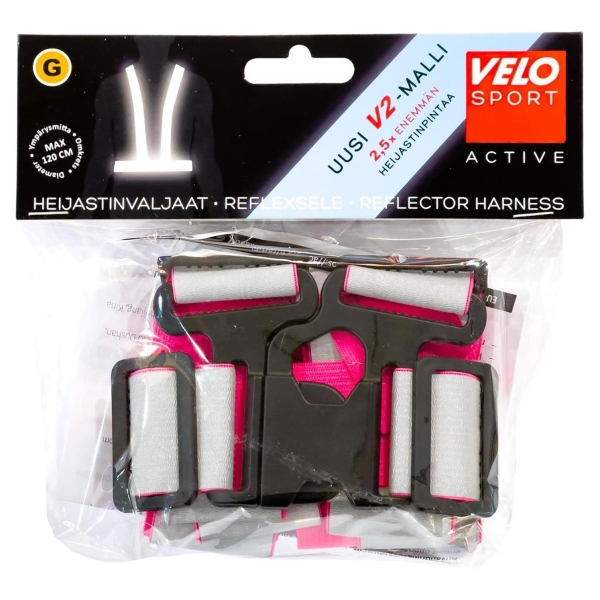 Velo sport heijastinvaljaat plus pinkki