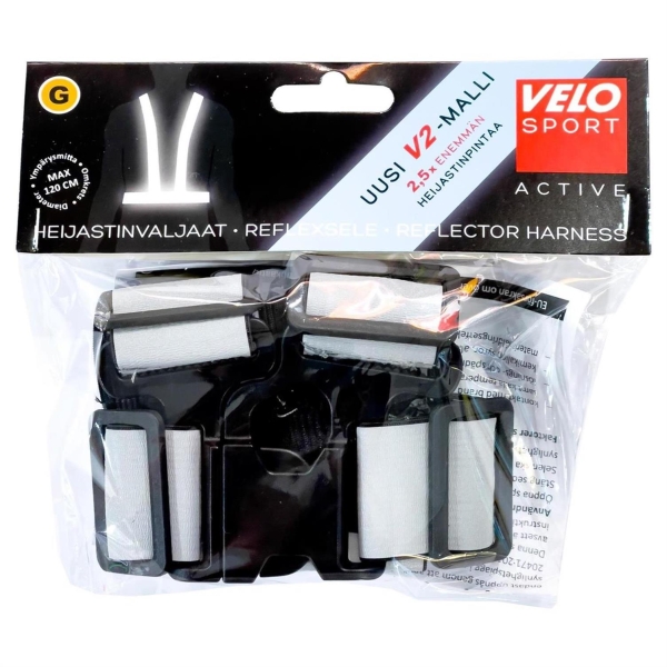 Velo sport heijastinvaljaat plus musta