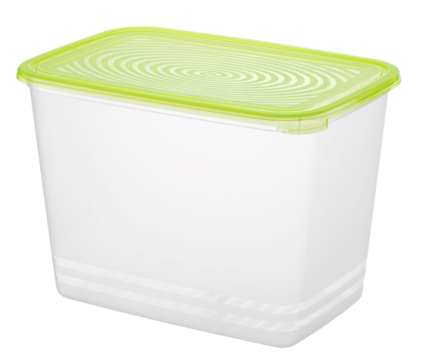 JÄÄKAAPPILAATIKKO SUNSHINE 8 L ´´LIME´´ VIHREÄ LÄPIKUULTAVA ROTHO