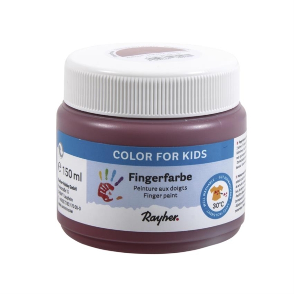 Sormiväri purkissa 150ml ruskeaearth Rayher