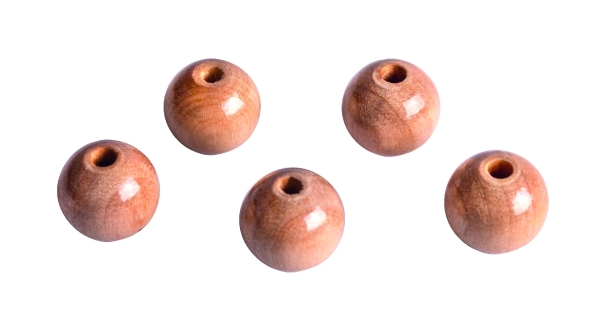 PUUHELMET 12MM PUUNVÄRINEN LAKATTU 32 KPL RAYHER
