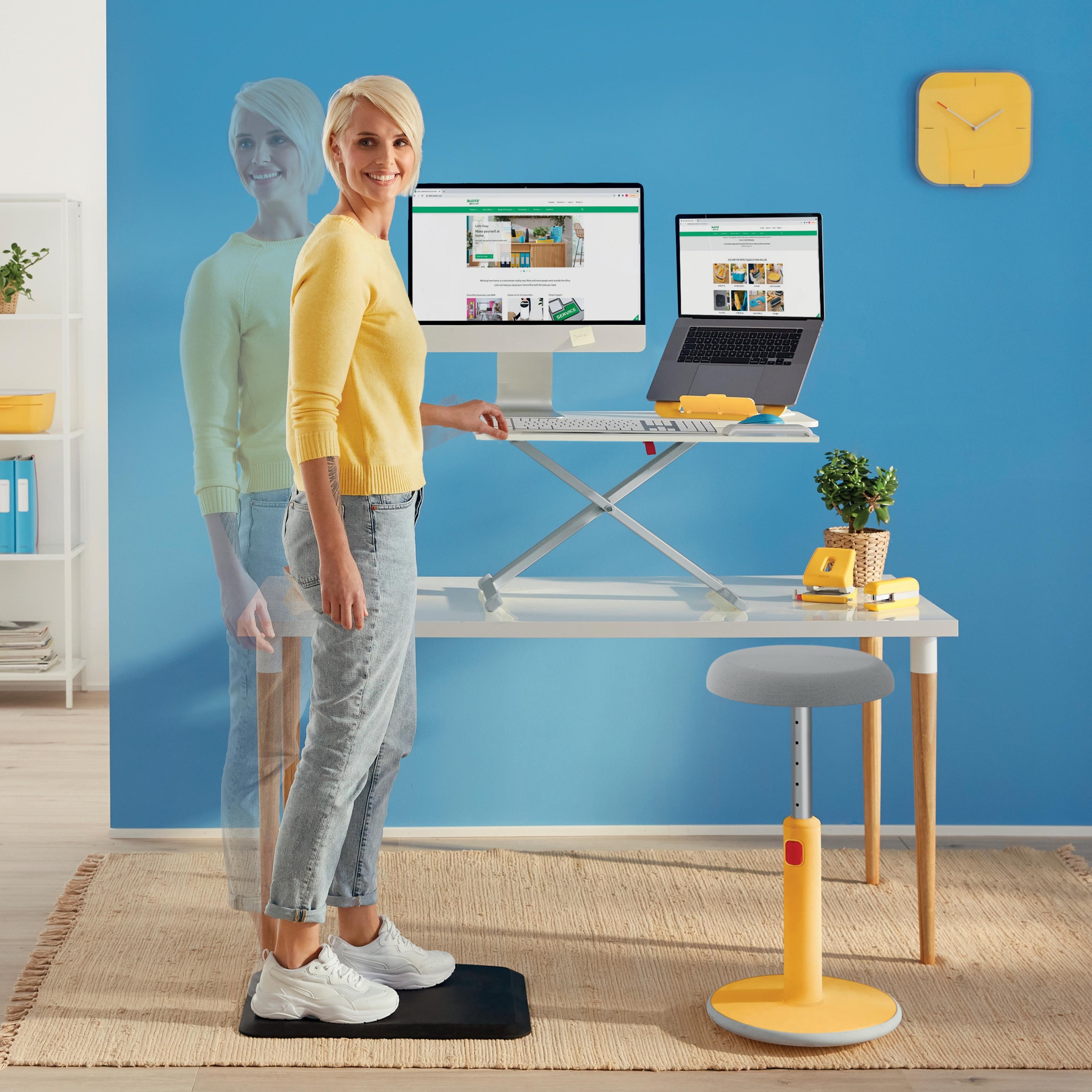 Leitz Ergo Cosy kannettavan säädettävä teline harmaa - Image 7