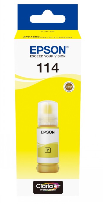 EPSON 114 MUSTEPATRUUNA KELTAINEN
