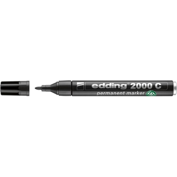 MERKINTÄTUSSI 2MM MUSTA PERMANENT MARKER EDDING 2000C
