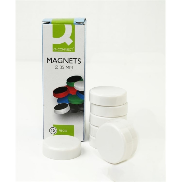 MAGNEETTI 35MM VALKOINEN/10 KPL PKT (500361)