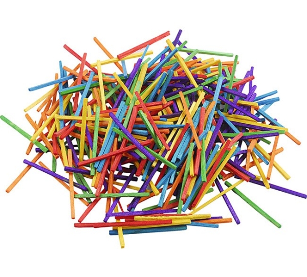 ASKARTELUTIKKU 2X2X50MM VÄRILAJIT. 500G
