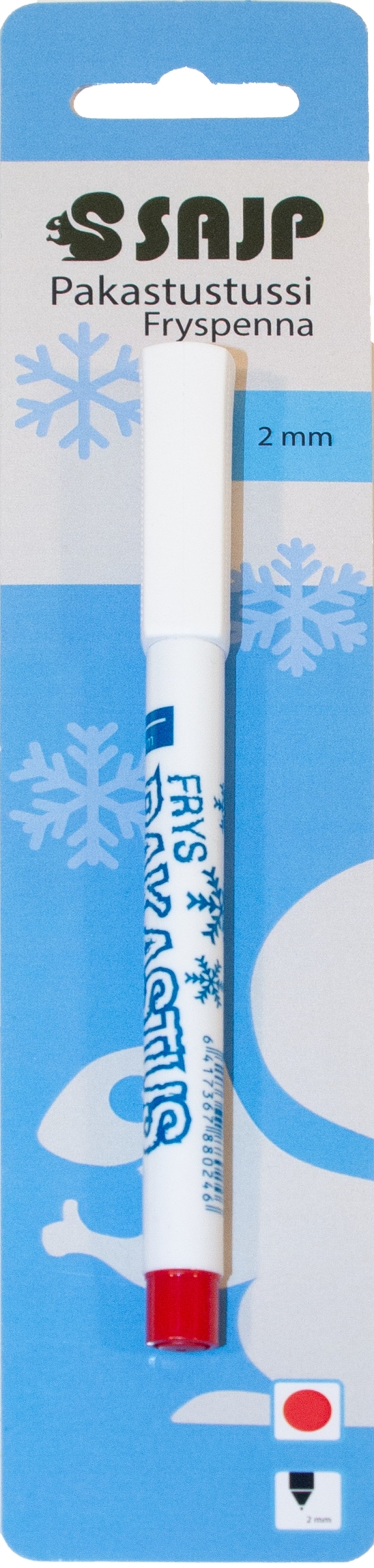 SAJP PAKASTUSKYNÄ FROSTMARKER 1-2MM PUNAINEN