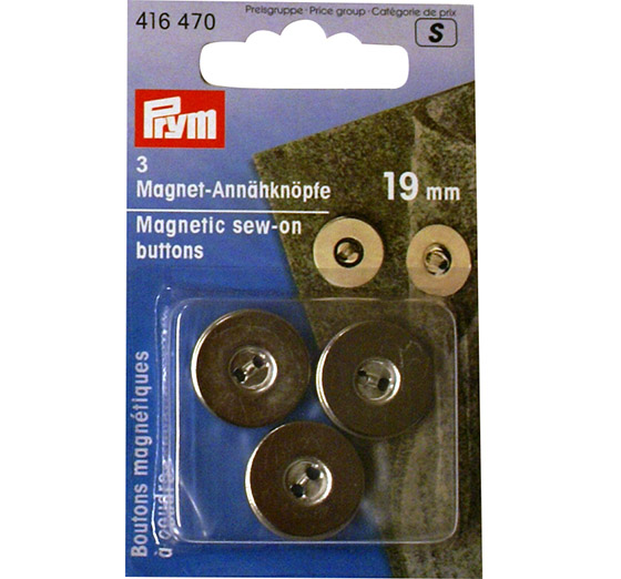PRYM OMMELTAVA MAGN.NEPPI 19MM HOPEA /3