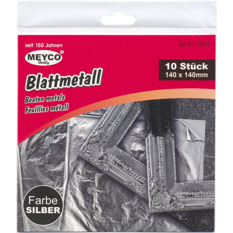 MEYCO LEHTIMETALLI 140X140MM 10KPL HOPEA