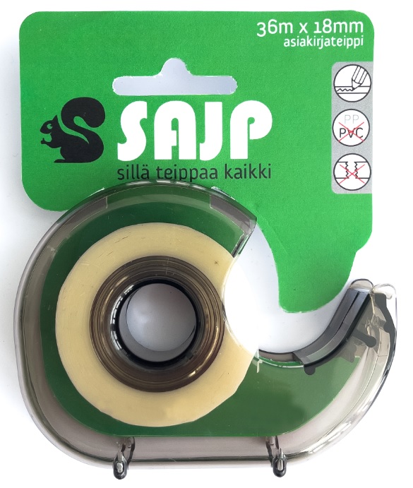 ASIAKIRJATEIPPI KATKOJALLA 33M X 19MM SAJP