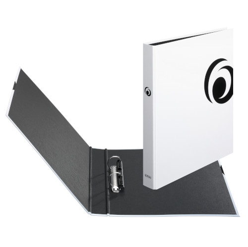 RENGASKANSIO A4 PP 25 MM 2-R VALKOINEN HERLITZ