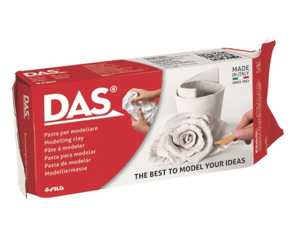 MUOVAILUMASSA DAS 1KG VALKOINEN