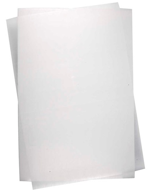 KUTISTEMUOVILEVY 20X30CM KIRKAS 10KPL