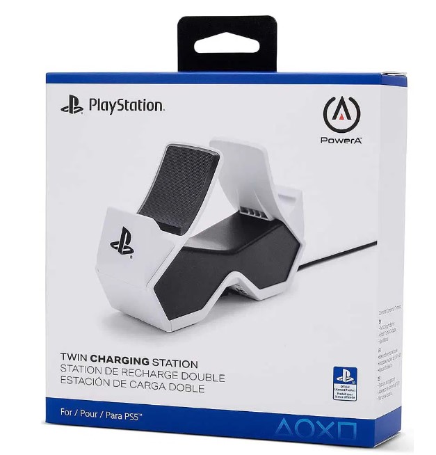 LATAUSTELAKKA OHJAIMILLE PLAYSTATION 5 VALKOINEN POWERA - Image 2