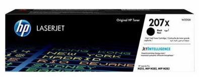 VÄRILASERKASETTI HP 207X MUSTA W2210X