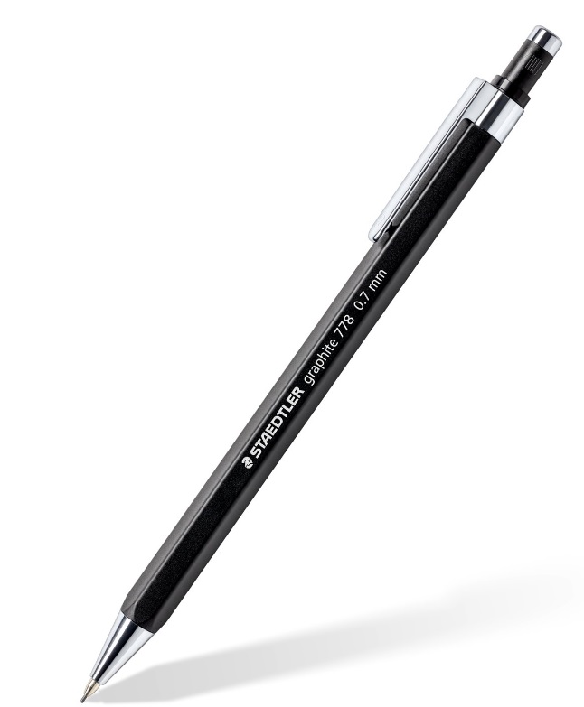 LYIJYTÄYTEKYNÄ 0.5 MM 778 GRAPHITE MUSTA STAEDTLER