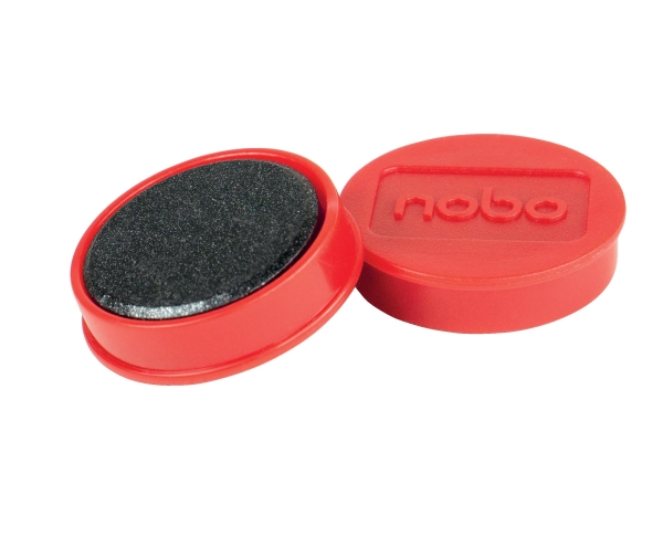 TAULUMAGNEETTI 32MM NOBO 10KPL PUNAINEN