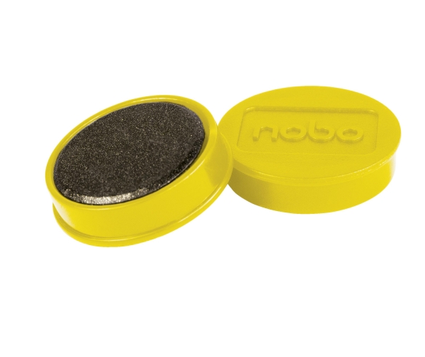 TAULUMAGNEETTI 32MM NOBO 10KPL KELTAINEN