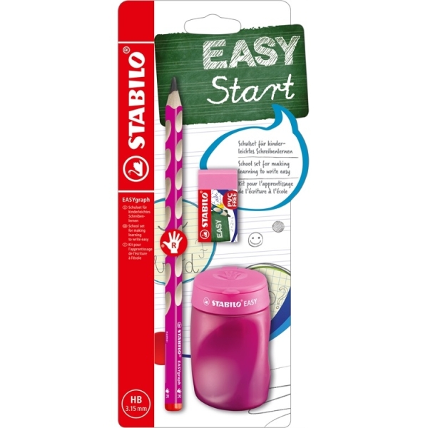 KOULUSETTI STABILO EASYGRAPH PINKKI