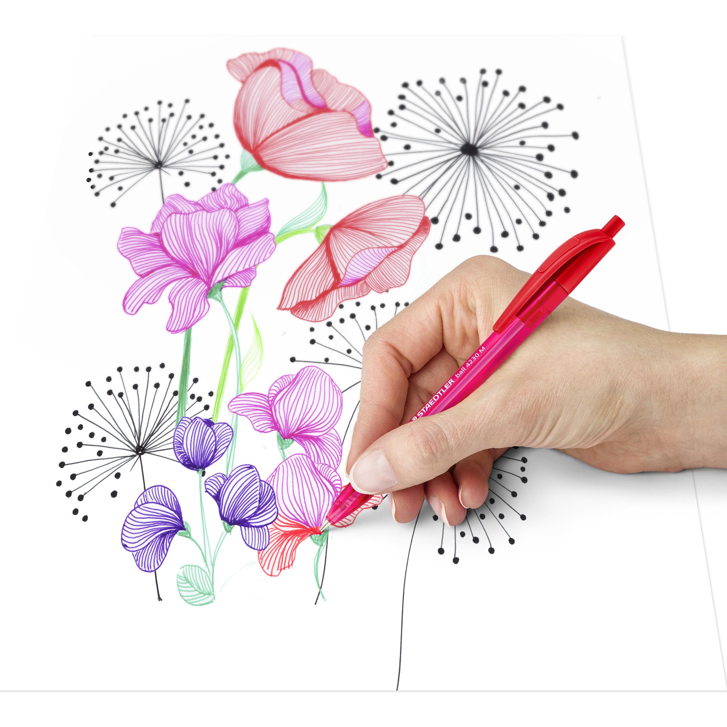 KUULAKYNÄ MEKANISMILLÄ PUNAINEN M, STAEDTLER 4230 - Image 4