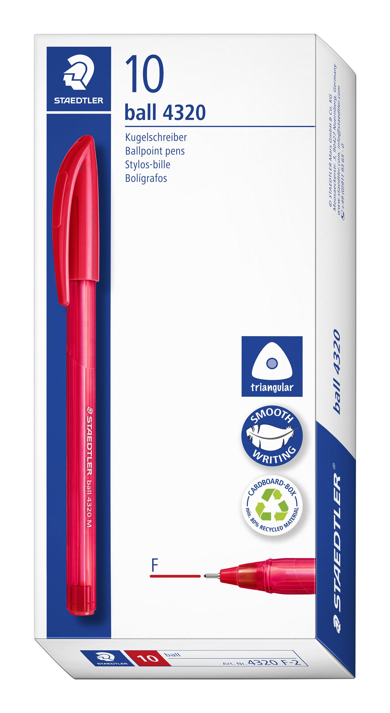 KUULAKYNÄ PUNAINEN F, STAEDTLER 4320 - Image 3