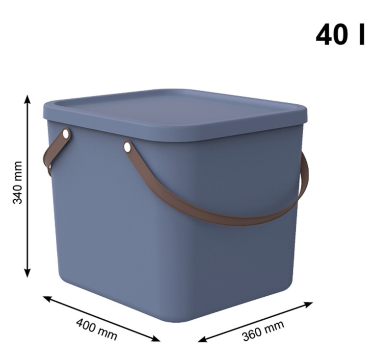 SÄILYTYSLAATIKKO 40 L ALBULA HORIZON BLUE ROTHO - Image 2