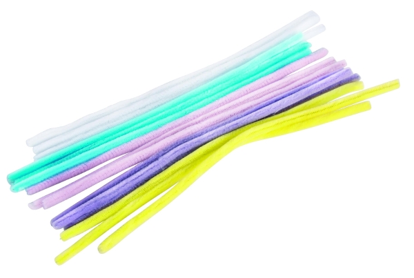ASKARTELUPUNOS PASTELLI 30CM X 9MM LAJITELMA/15 KPL