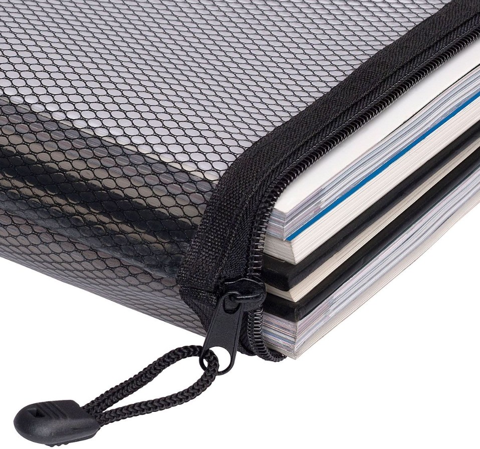 VETOKETJUTASKU EVA MESH BLACK A5 (255 X 205 MM) - Image 3